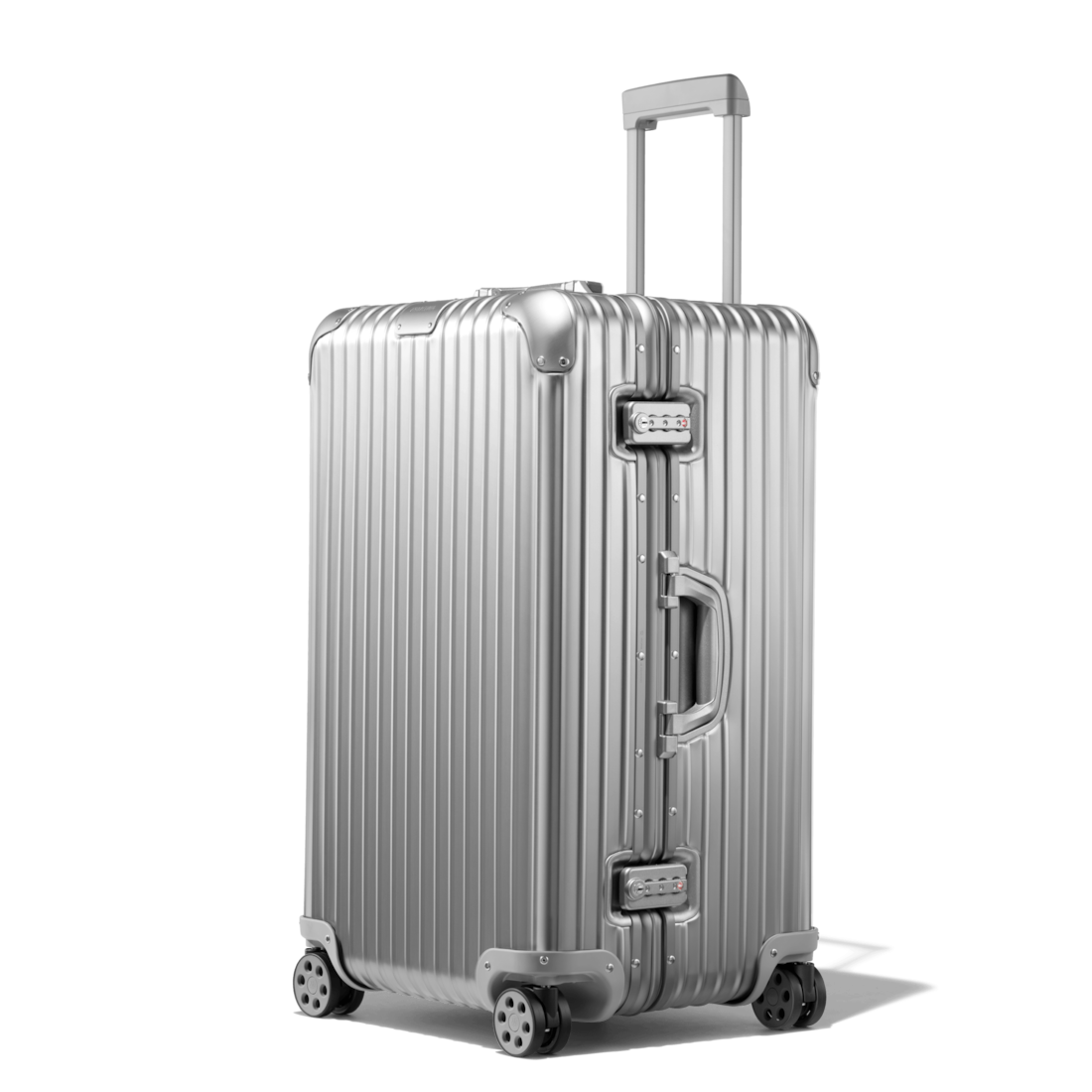 rimowa silver luggage