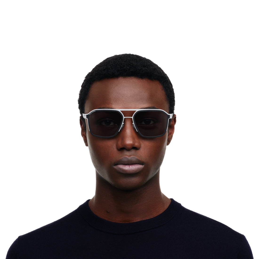 RIMOWA × MYKITA - Navigator Sunglasses - Silver & Black | RIMOWA