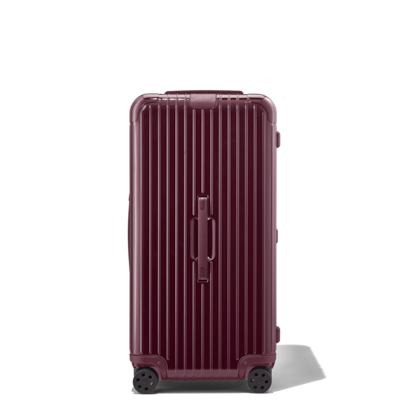 rimowa red suitcase
