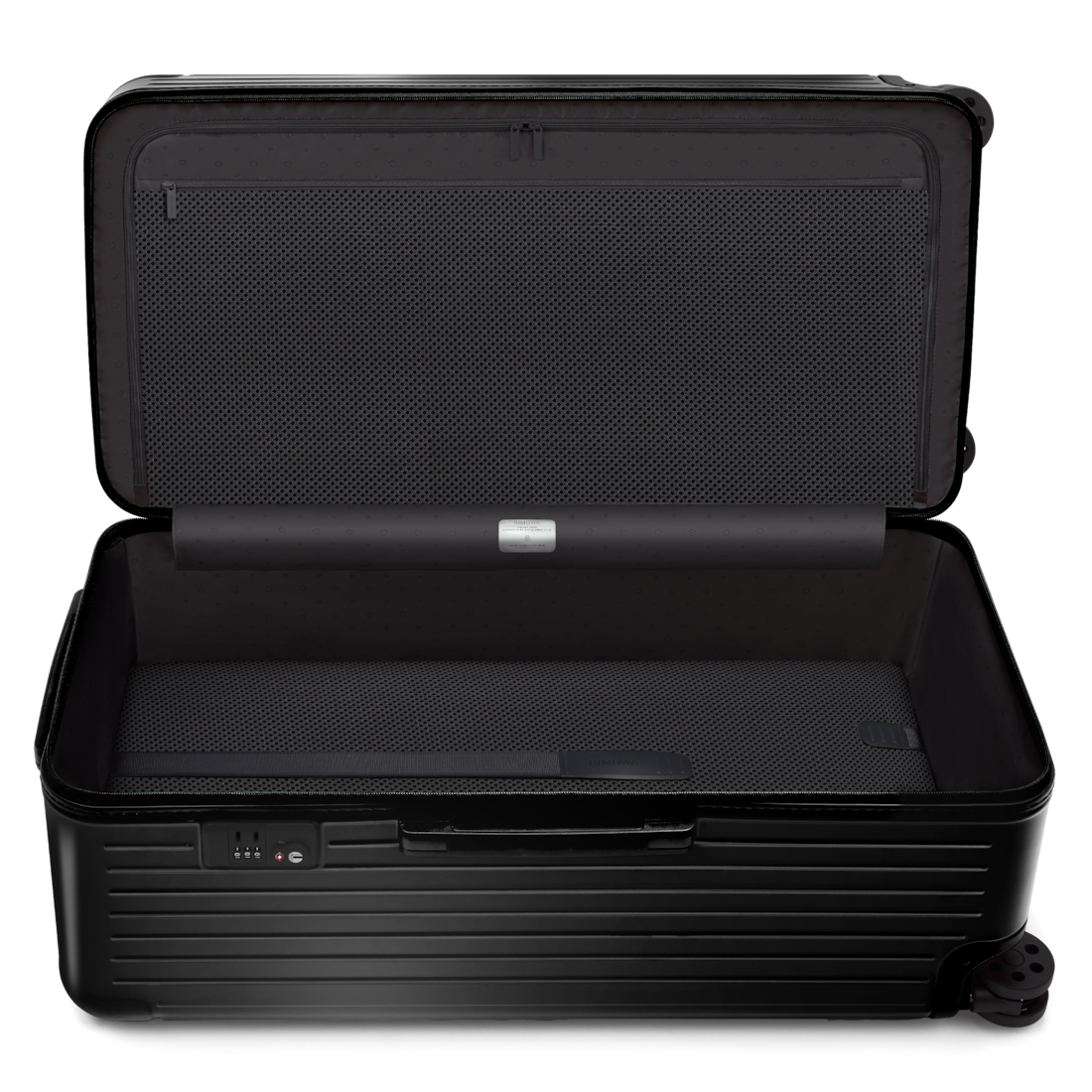 Essential Trunk Large Suitcase, Matte Black