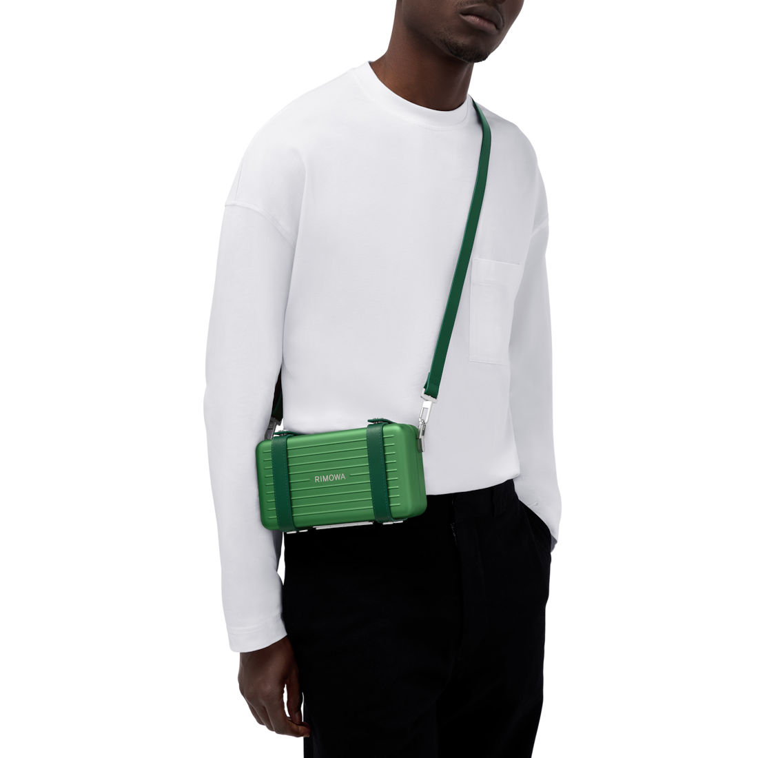 Personal - Aluminium Cross-Body Bag | Emerald green | RIMOWA