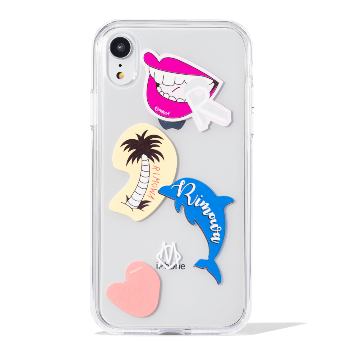 Transparent Stickers Case for iPhone XR