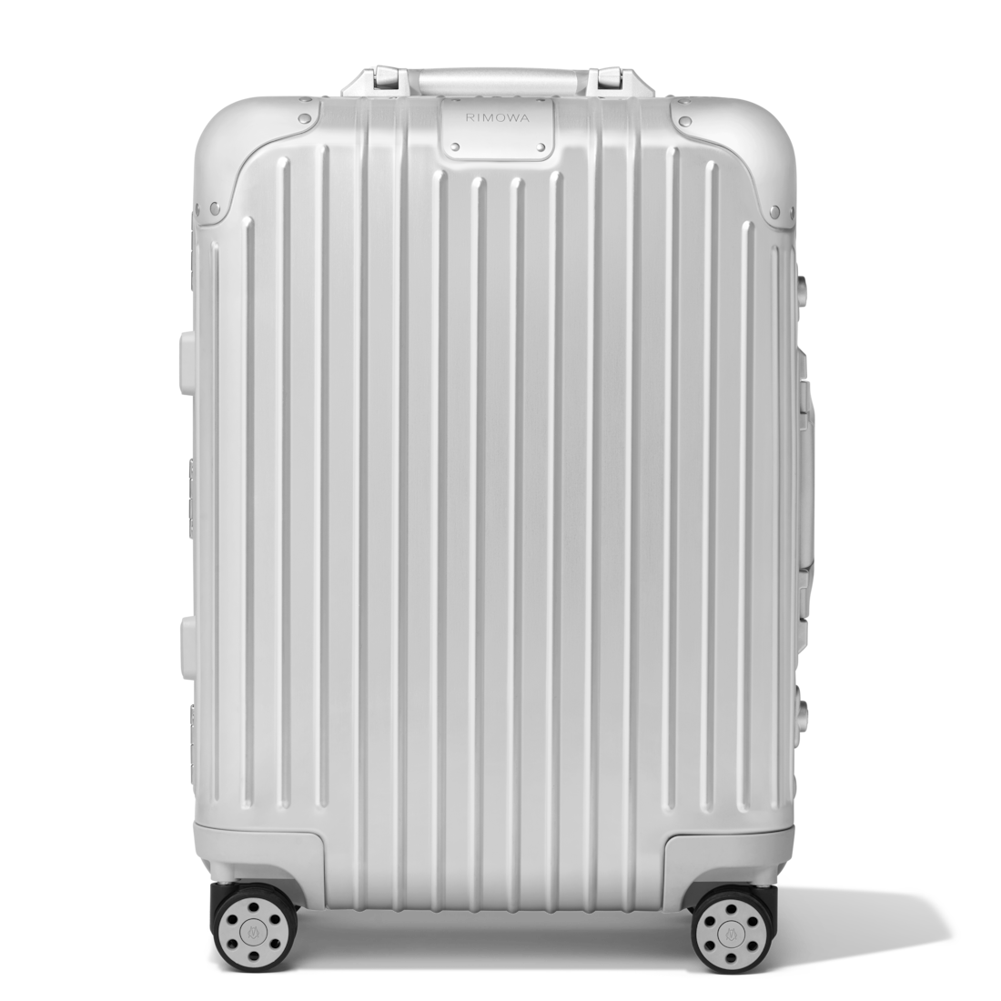 Repræsentere tyv kollektion Original Cabin Carry-On Aluminium Suitcase | Silver | RIMOWA