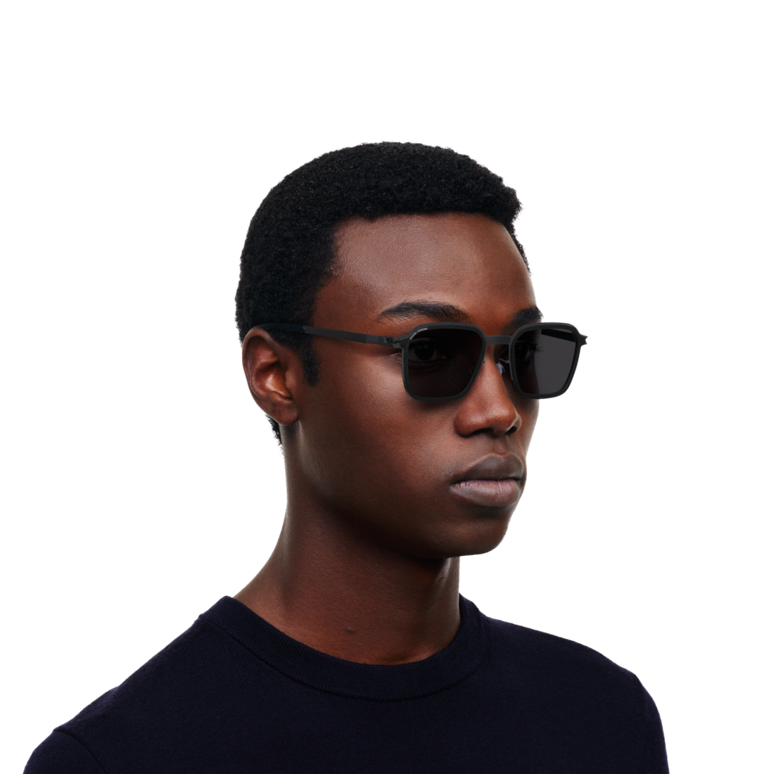 RIMOWA × MYKITA - Square Sunglasses - Black & Black | RIMOWA