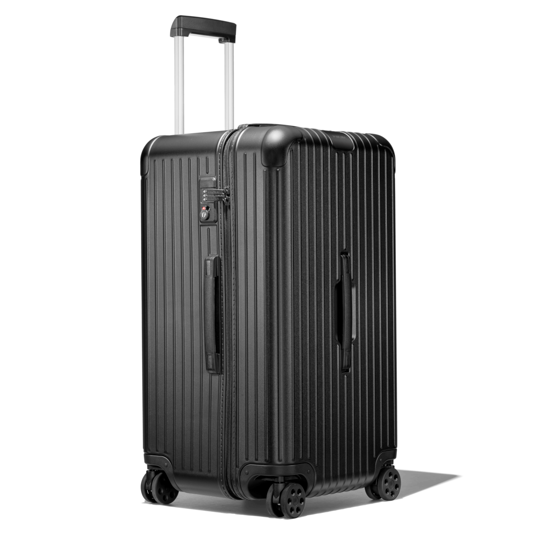 Essential Trunk Large Suitcase, Matte Black