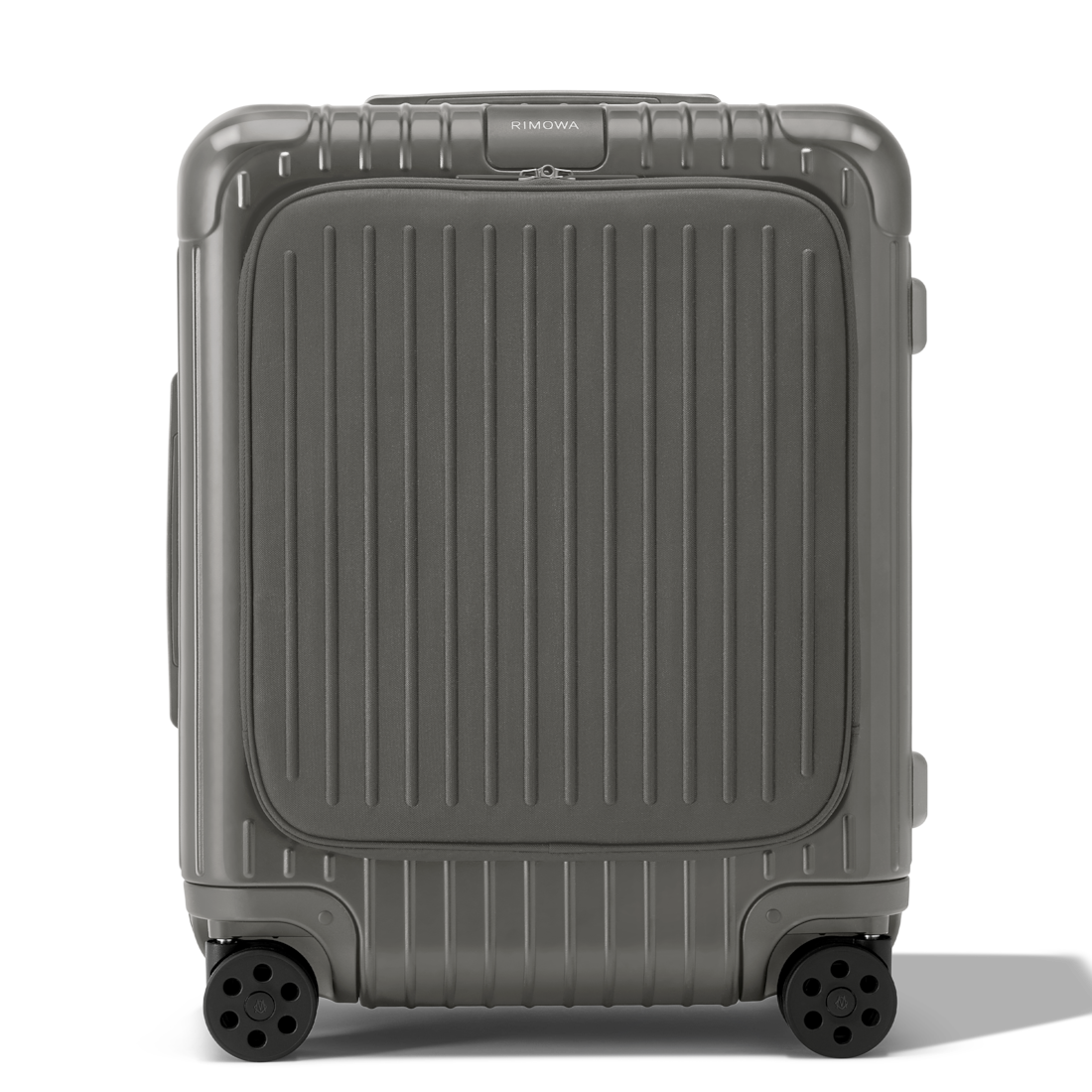 Essential Sleeve Cabin Plus Suitcase | Gloss Slate Grey | RIMOWA