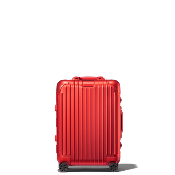red carry on luggage