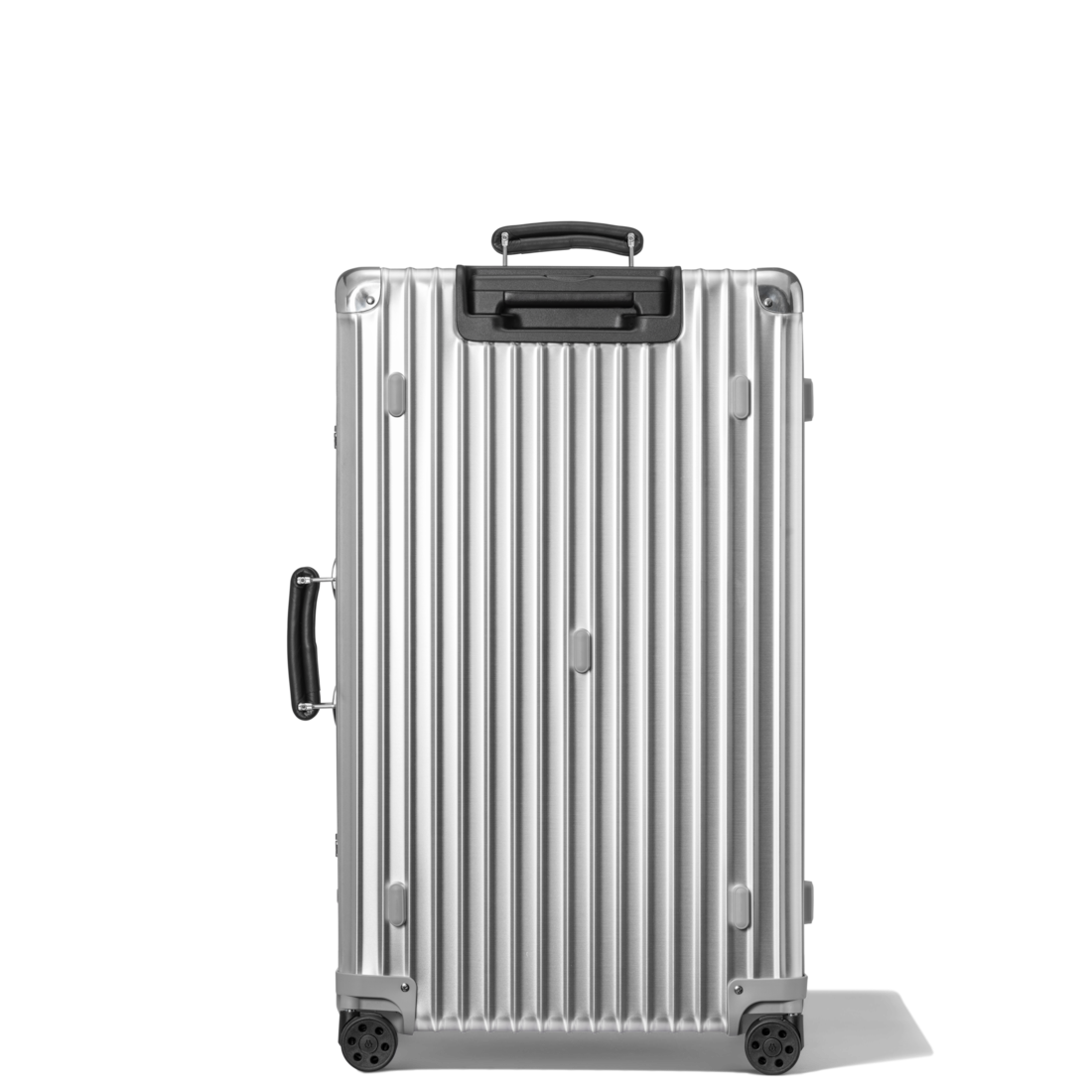 Classic Trunk Large Aluminium Suitcase | Silver | RIMOWA