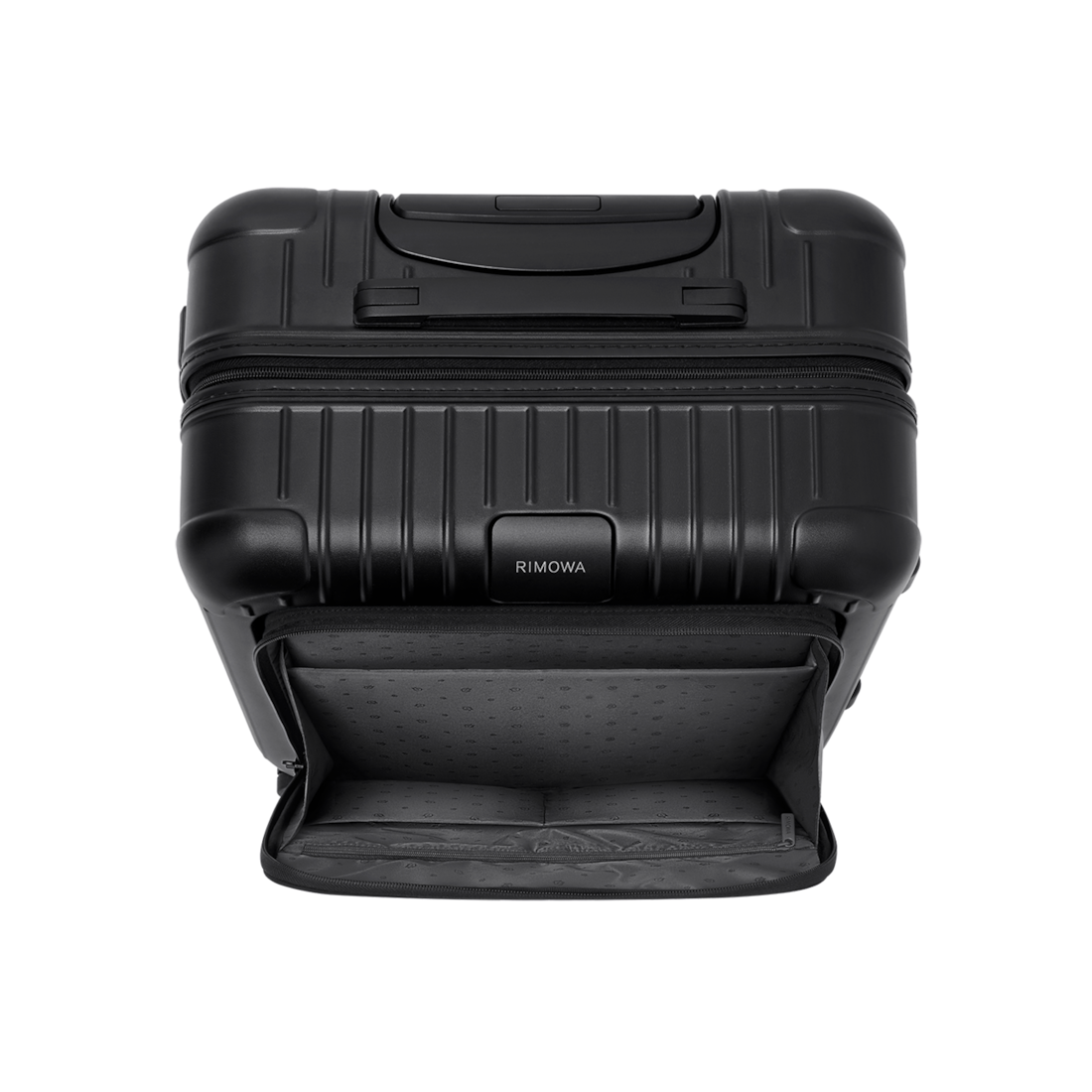 Shop Rimowa 22.1x17.8x9.9" In Black Matte