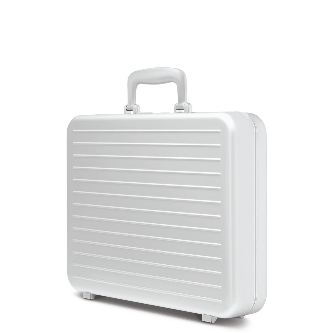 Shop Rimowa Briefcase In Silver