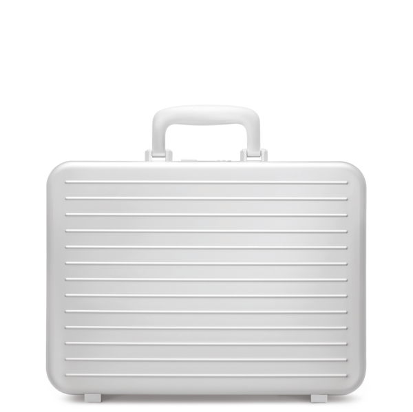 Shop Rimowa Briefcase In Silver