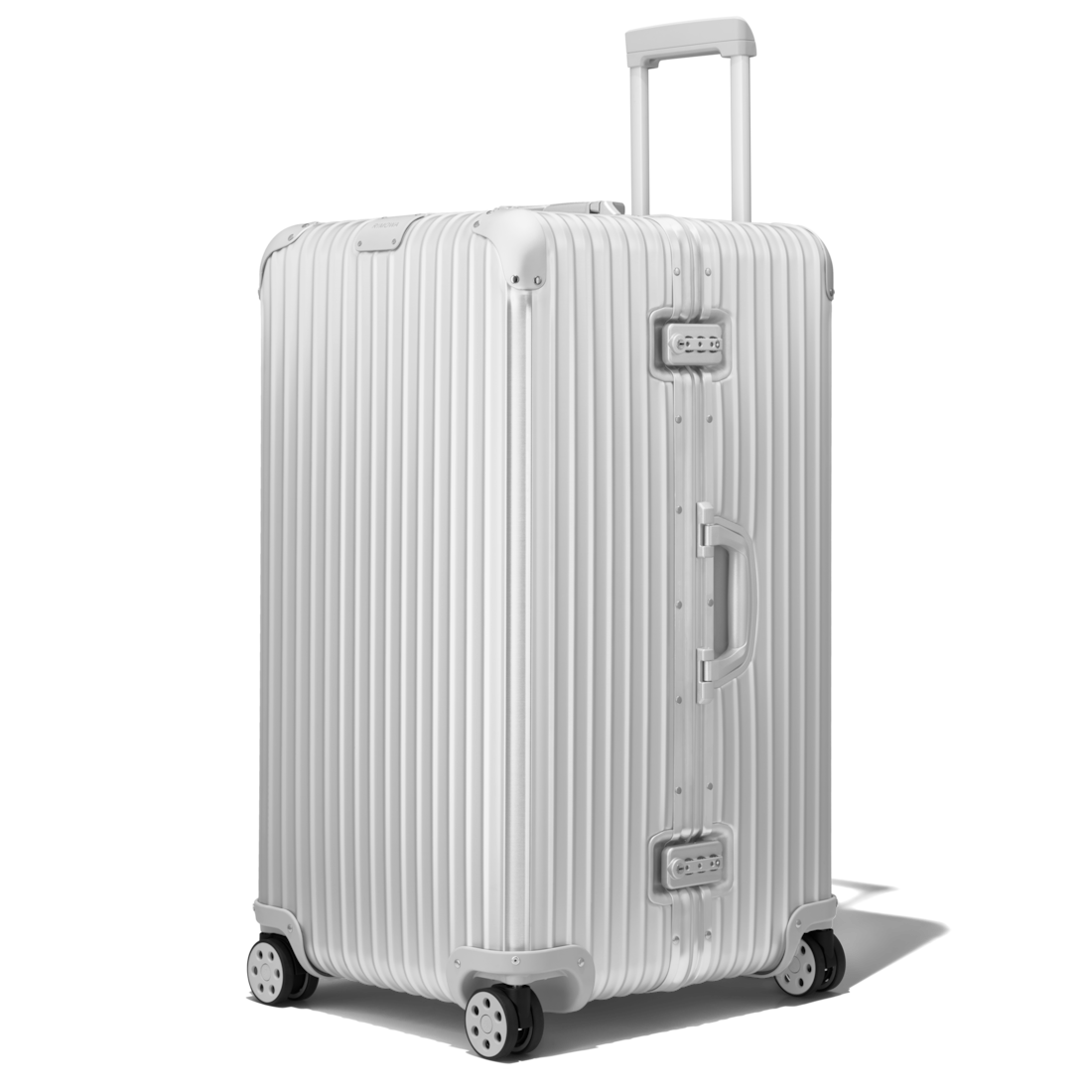 Original Trunk XL ラージ アルミニウム製スーツケース | シルバー 