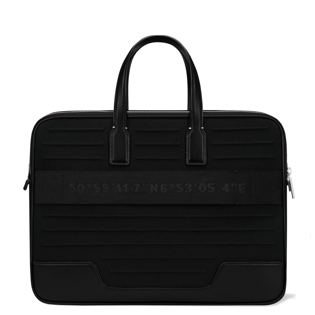 Briefcase in Leather Canvas Black RIMOWA