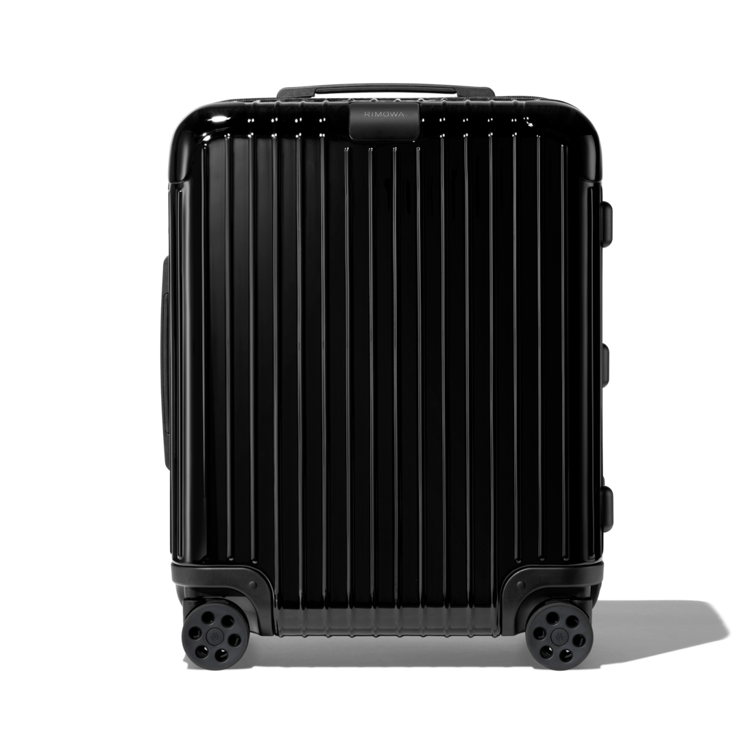 Essential Cabin Plus Large Carry-On Suitcase | Black Gloss | RIMOWA