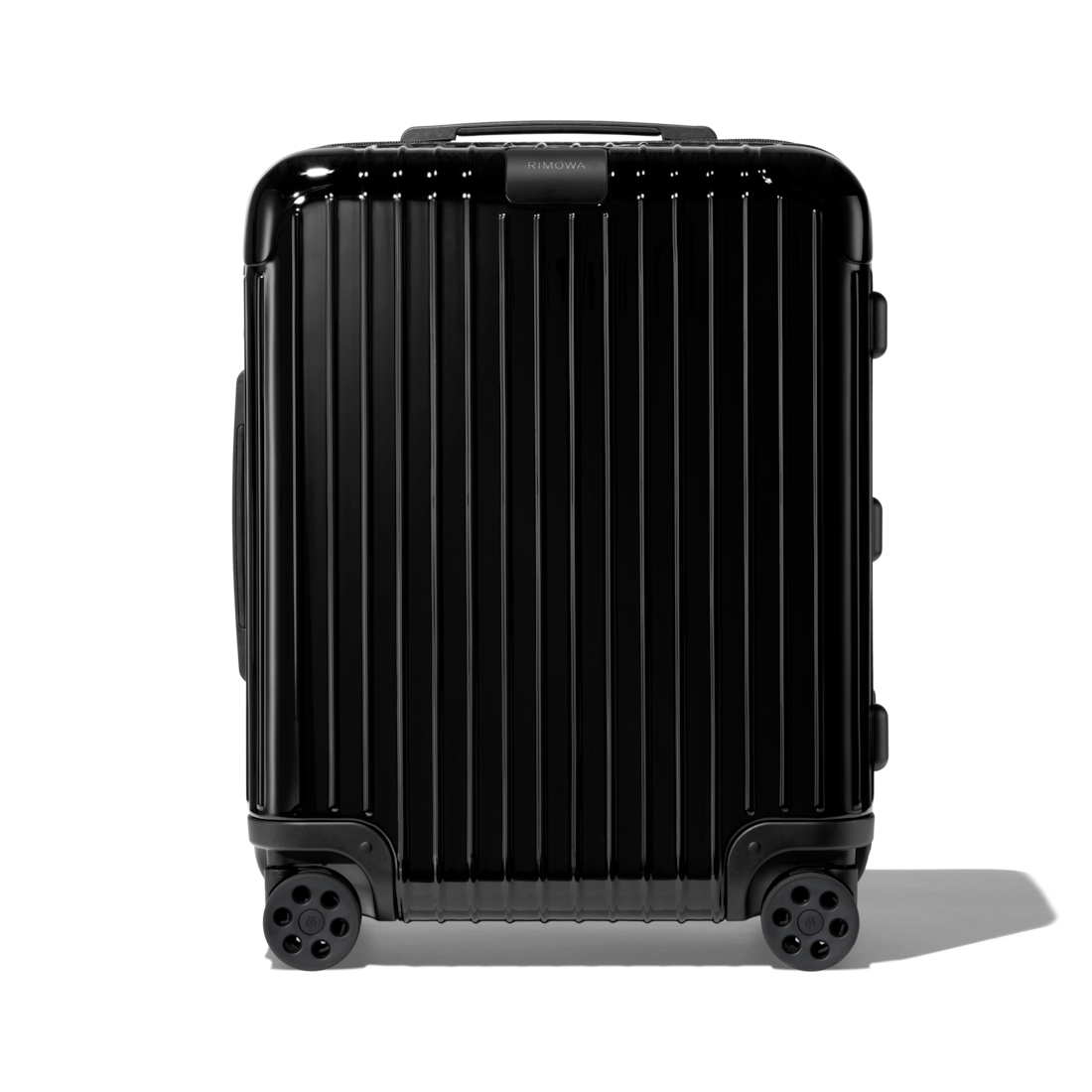 Essential Cabin Plus Large CarryOn Suitcase Black Gloss RIMOWA