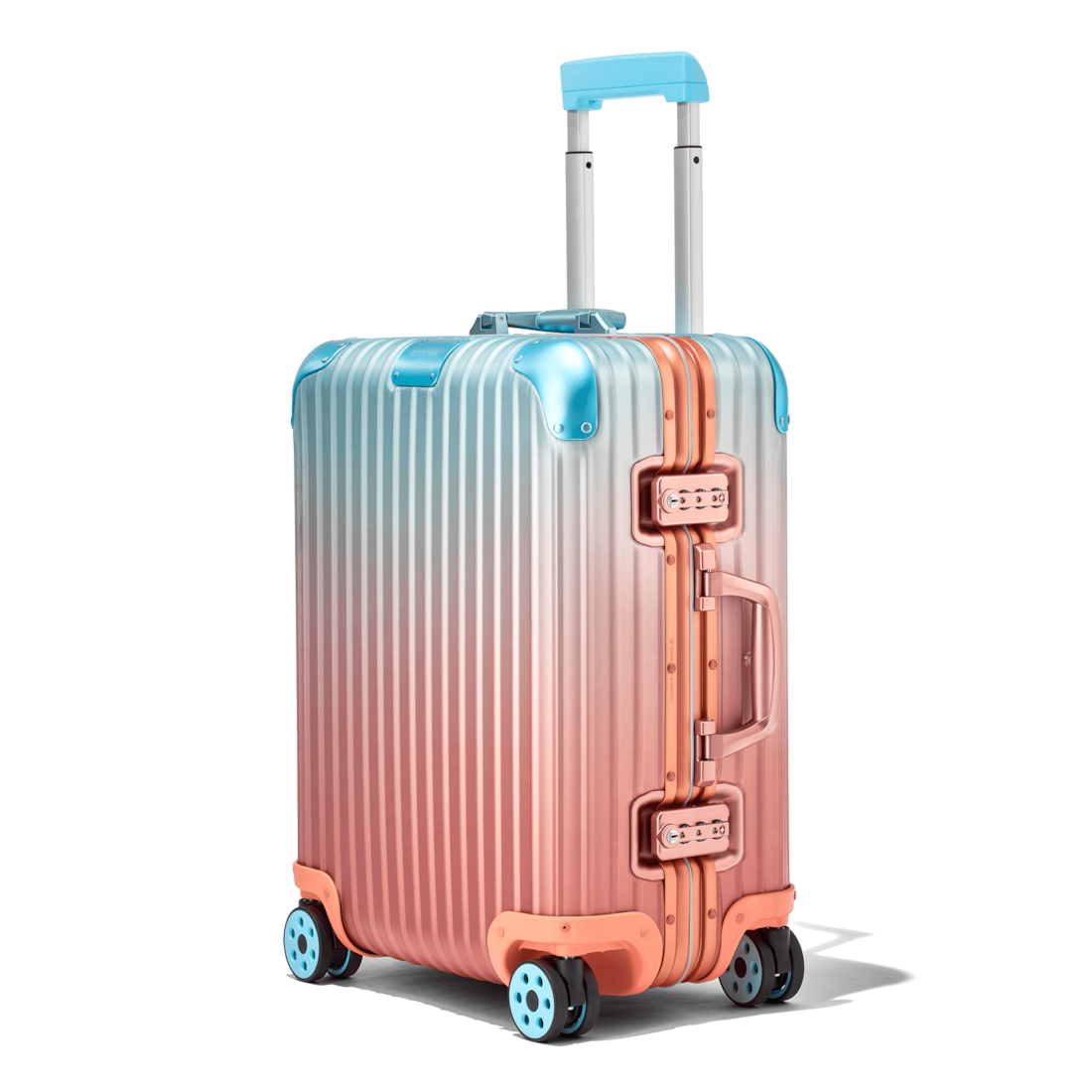 RIMOWA x Alex Israel Suitcase | Peach & Blue