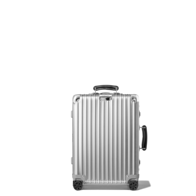 Classic Cabin S Aluminum Small Carry-On Suitcase | Silver | RIMOWA