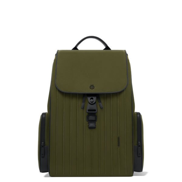 Shop Rimowa Nylon Flap Backpack Large In Khaki Green In Khaki_nylon