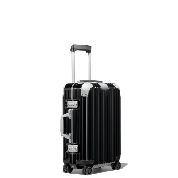 Schwarze Koffer Handgepack Trolleys Aufgabegepack Polycarbonat Aluminium Rimowa