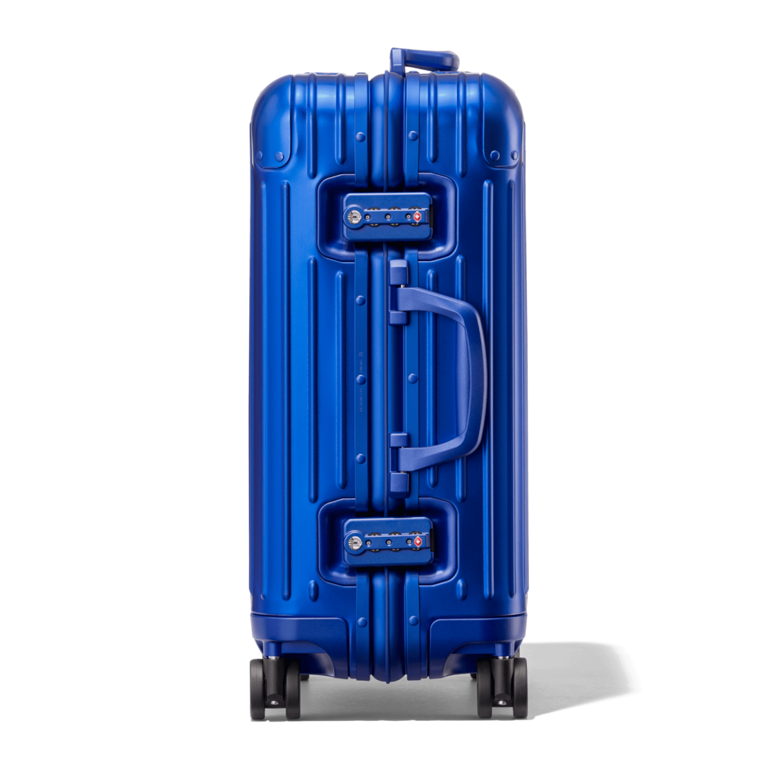 rimowa blue luggage