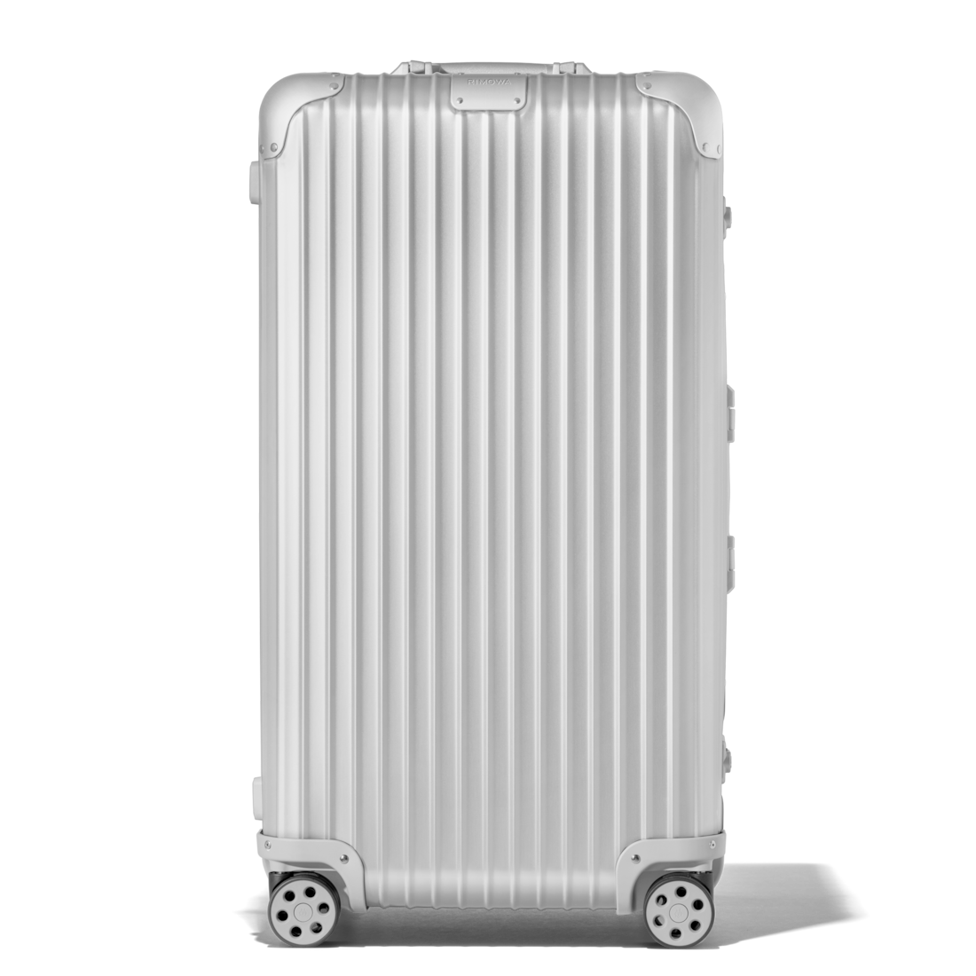 Original Trunk Plus Large Aluminium Suitcase, Silver