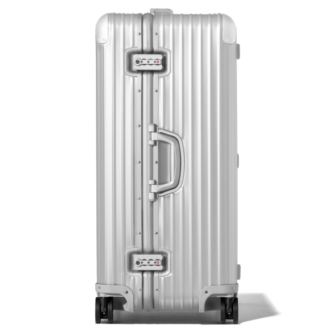 Original Trunk Plus Large Aluminum Suitcase Silver RIMOWA