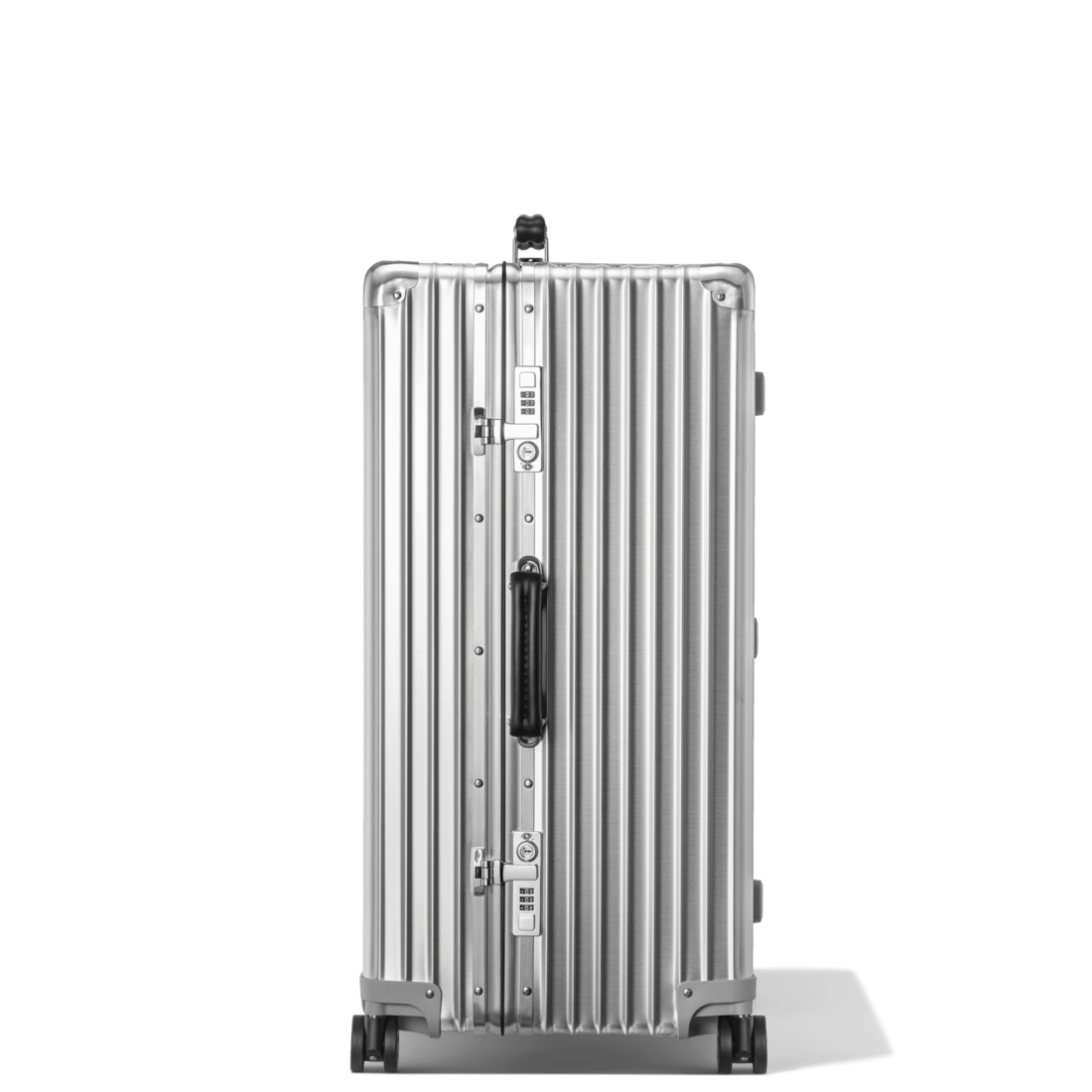 Classic Trunk Large Aluminium Suitcase, Silver