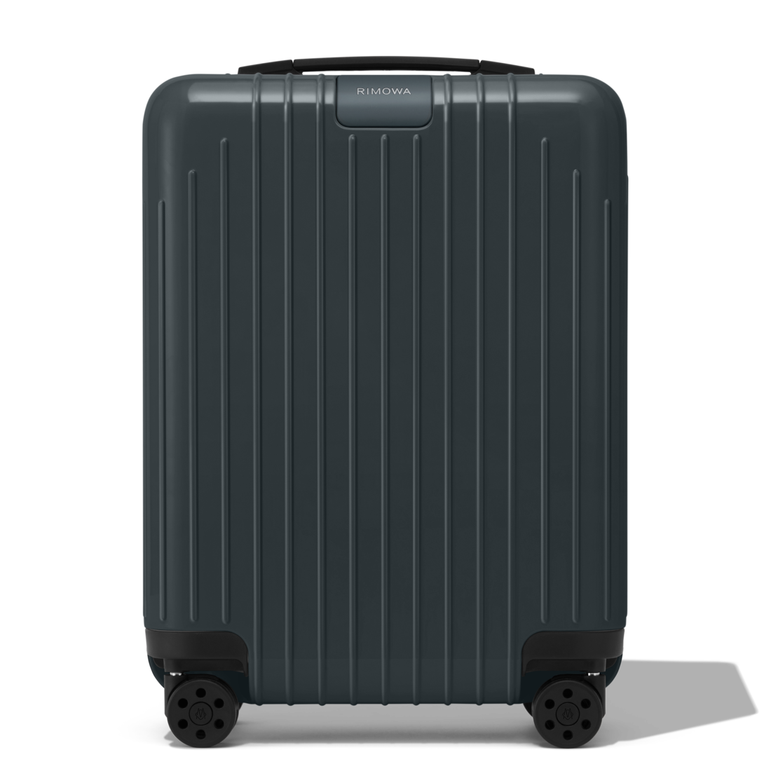 Essential Lite Cabin U Small Carry On Suitcase Gloss Graphite grey RIMOWA