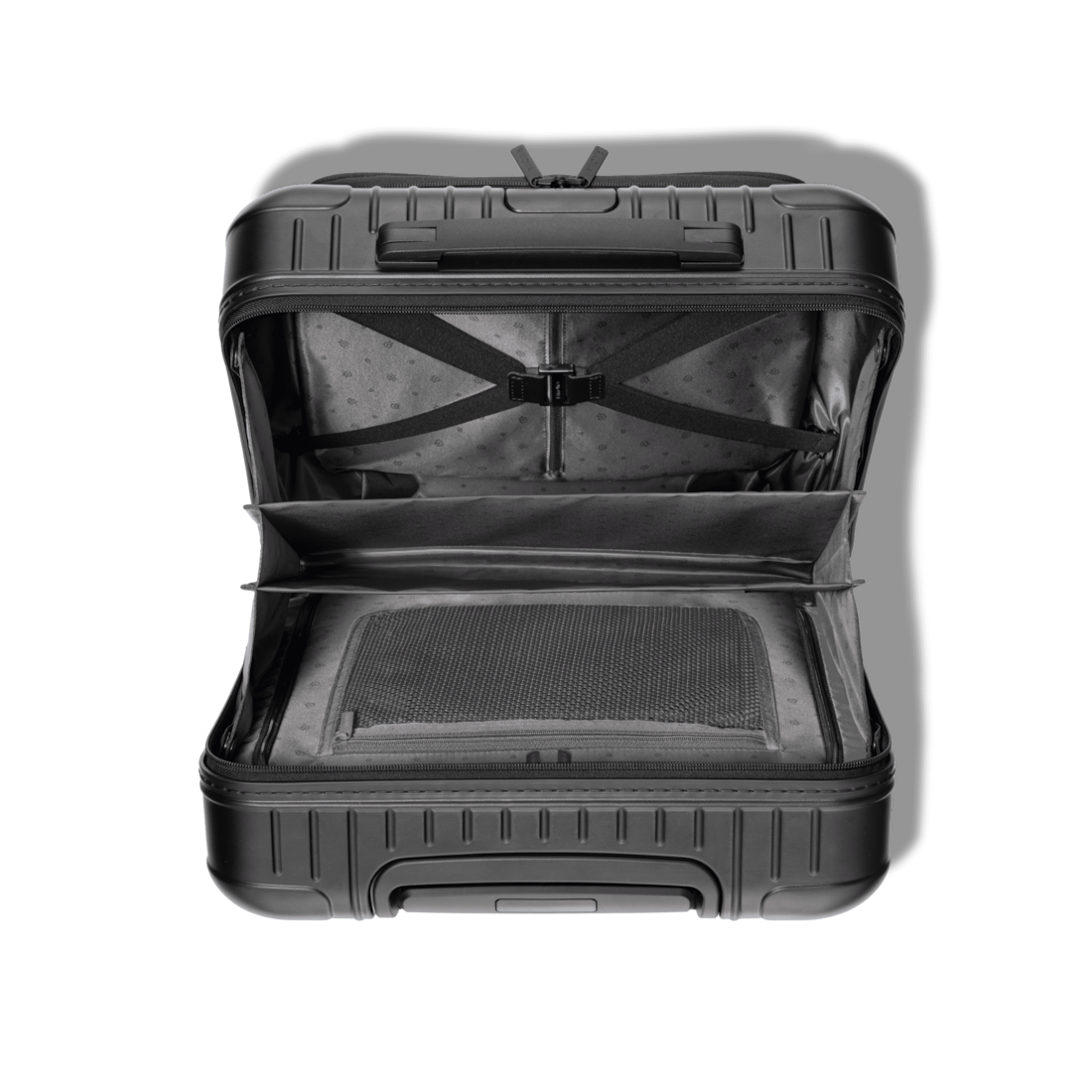 Essential Sleeve Compact Convertible Wheeled Briefcase | Black