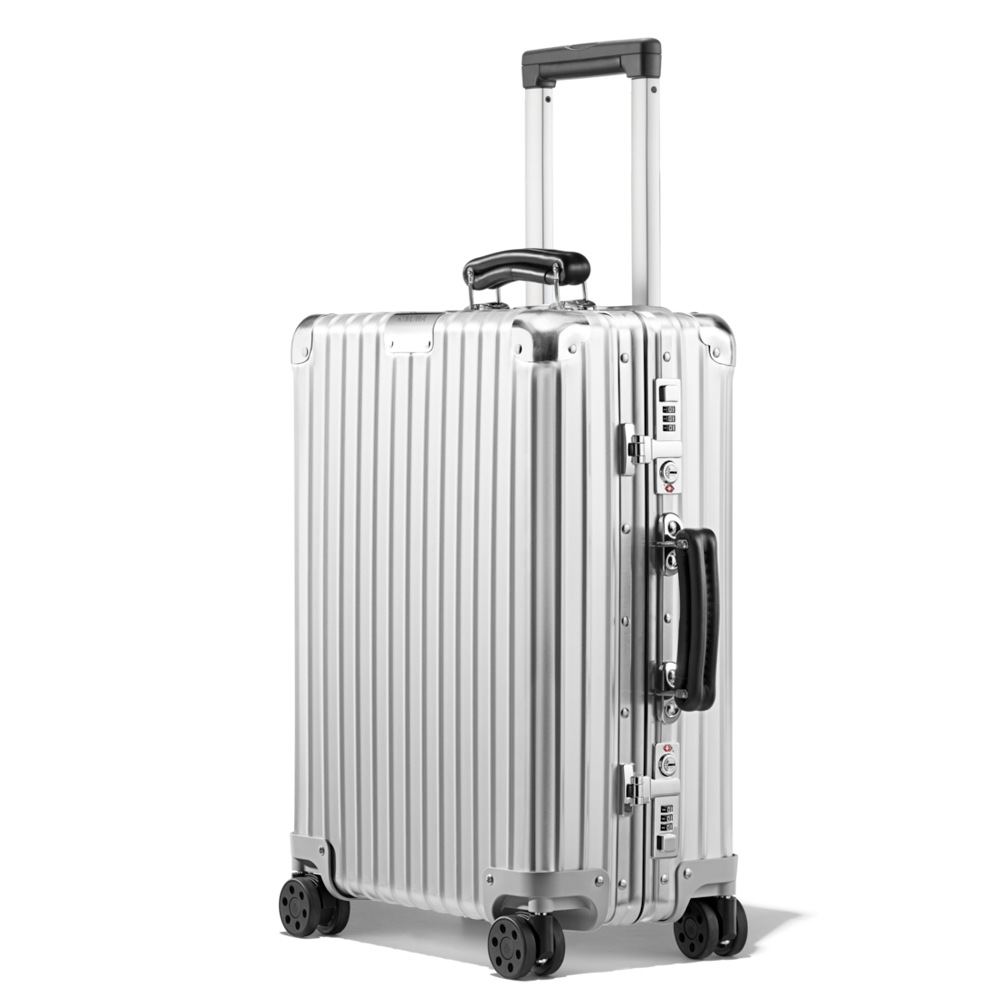 Classic Cabin S Aluminium Small Carry-On Suitcase | Silver | RIMOWA
