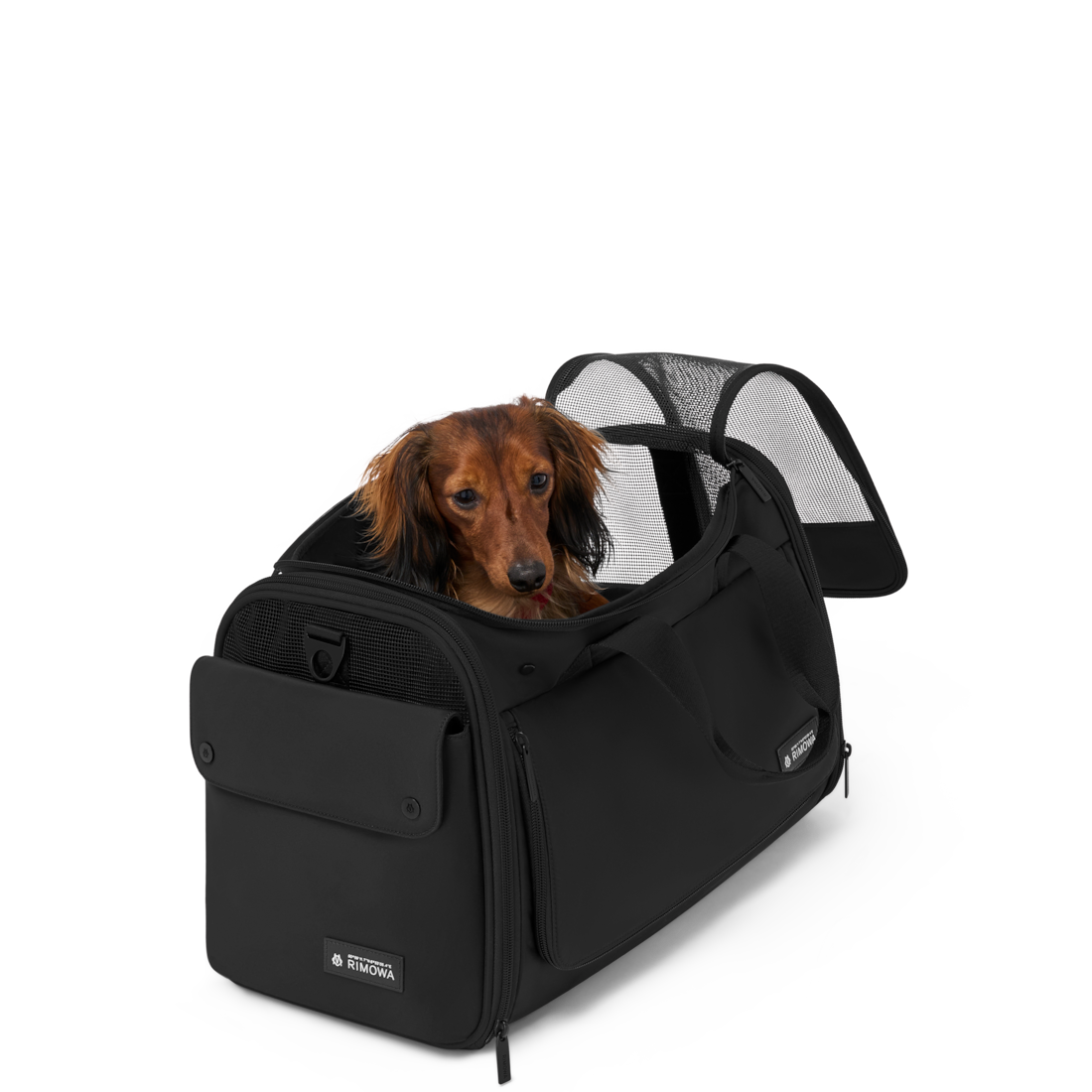 犬猫用ペットキャリー・ブラック | RIMOWA