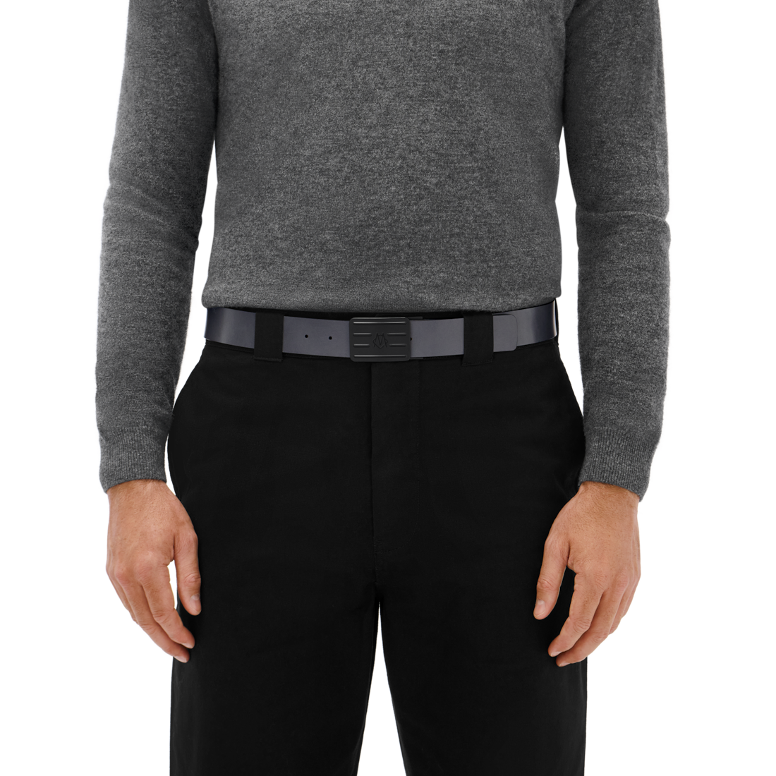 Reversible Leather Badge Belt image number 4