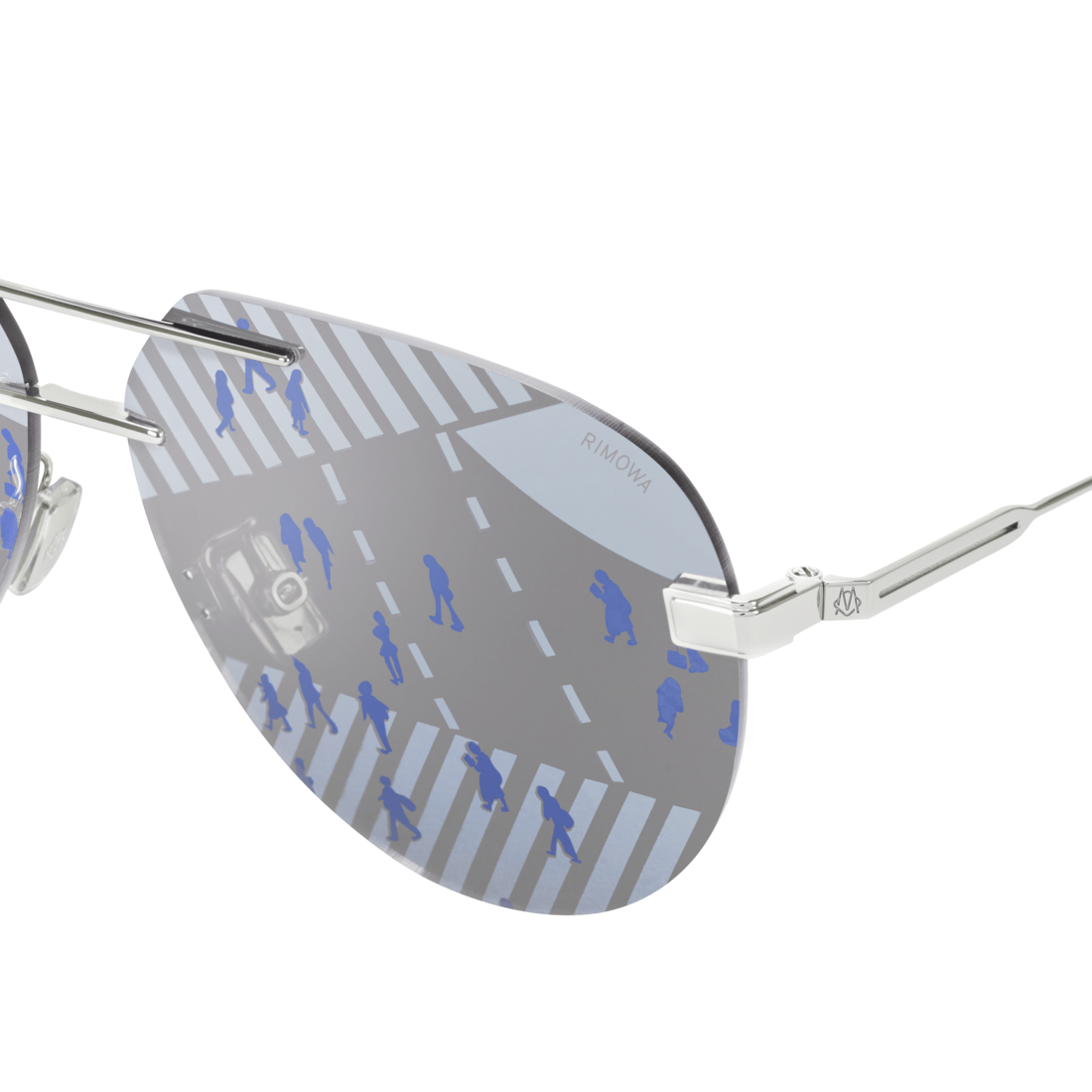 Pilot Rimless Sunglasses image number 5