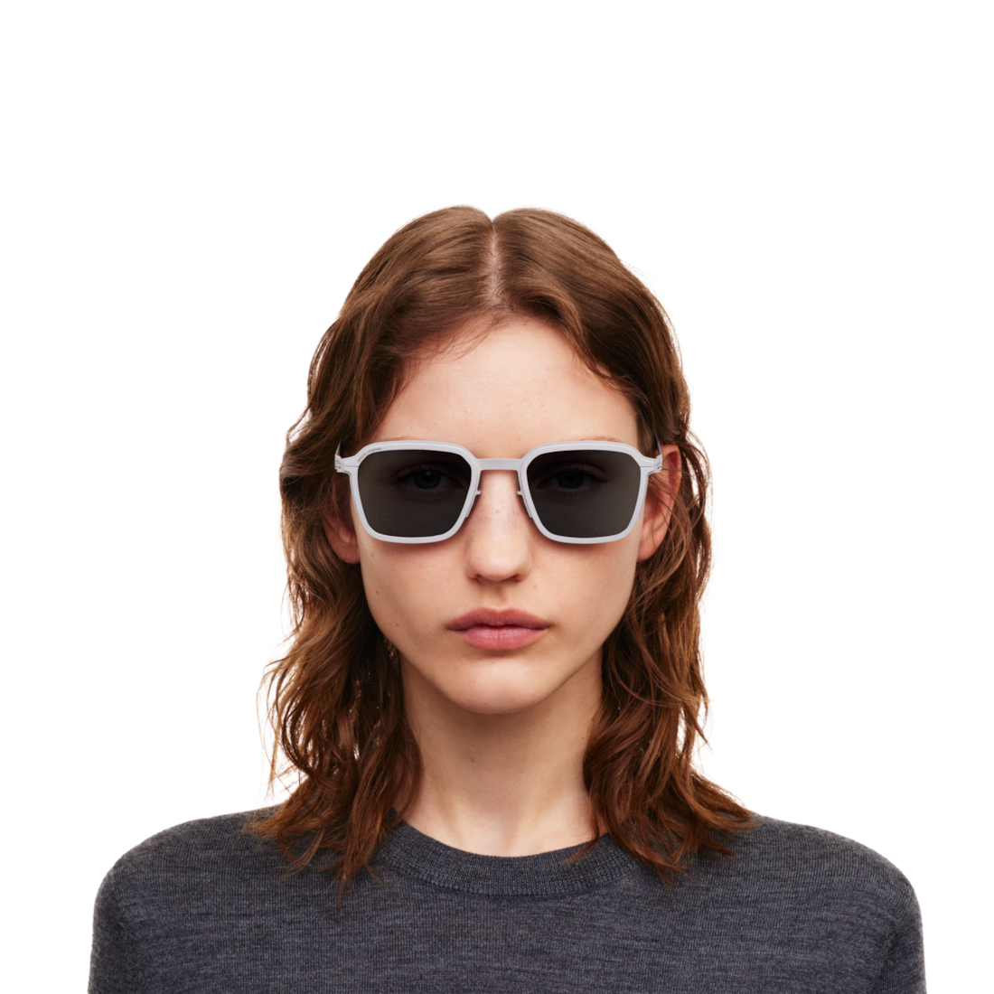 MYKITA RIMOWA MR002 サングラス RIMOWA × MYKITA - Square Sunglasses - Silver | RIMOWA