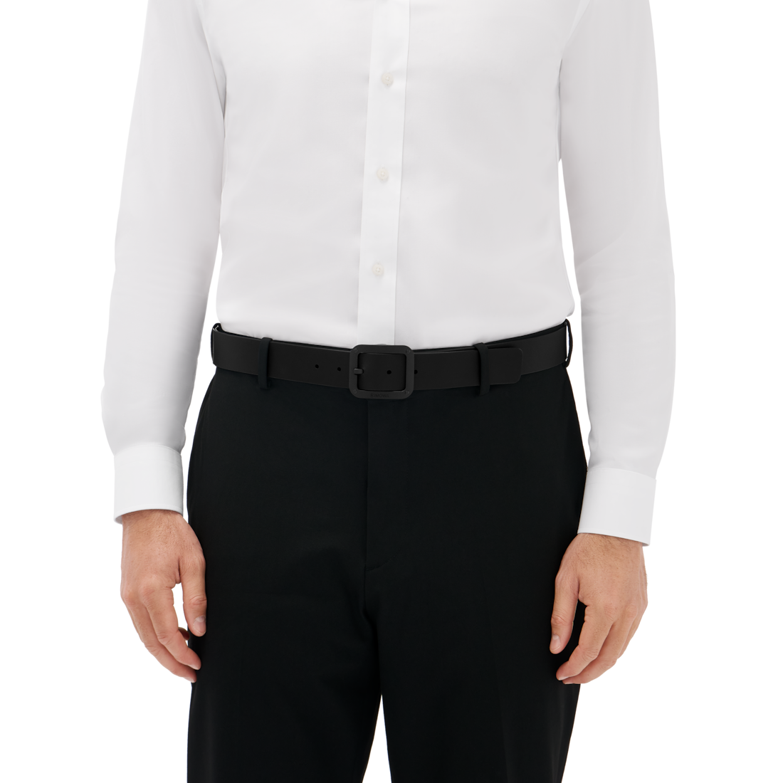 Reversible Leather Pin Belt image number 3