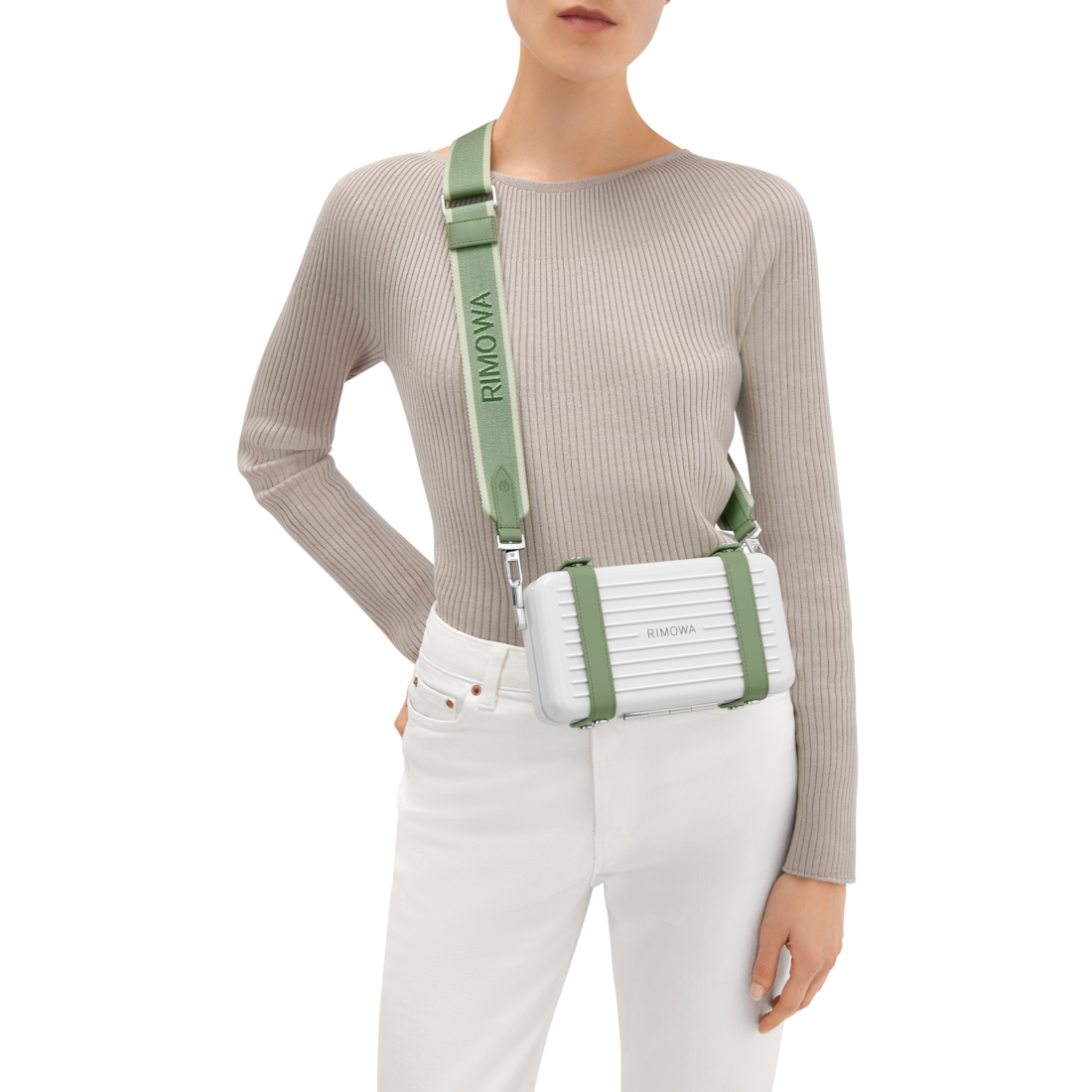 Shop Rimowa Cross-body Bag In Mintgrün