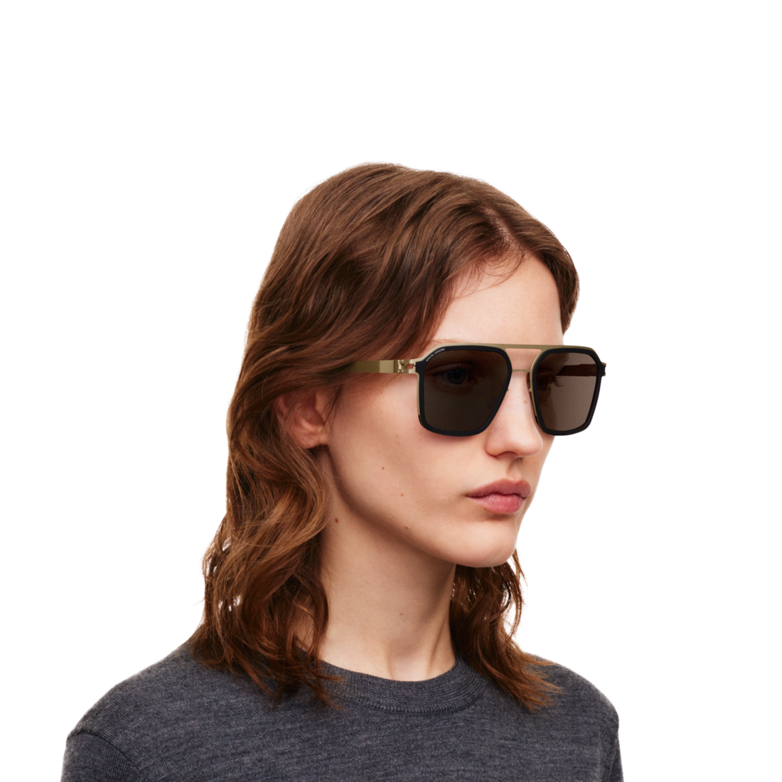 MYKITA RIMOWA MR002 サングラス RIMOWA × MYKITA - Square Sunglasses - Titanium & Black | RIMOWA