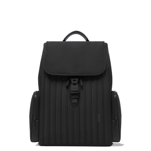 Shop Rimowa Nylon Flap Backpack Large In Black