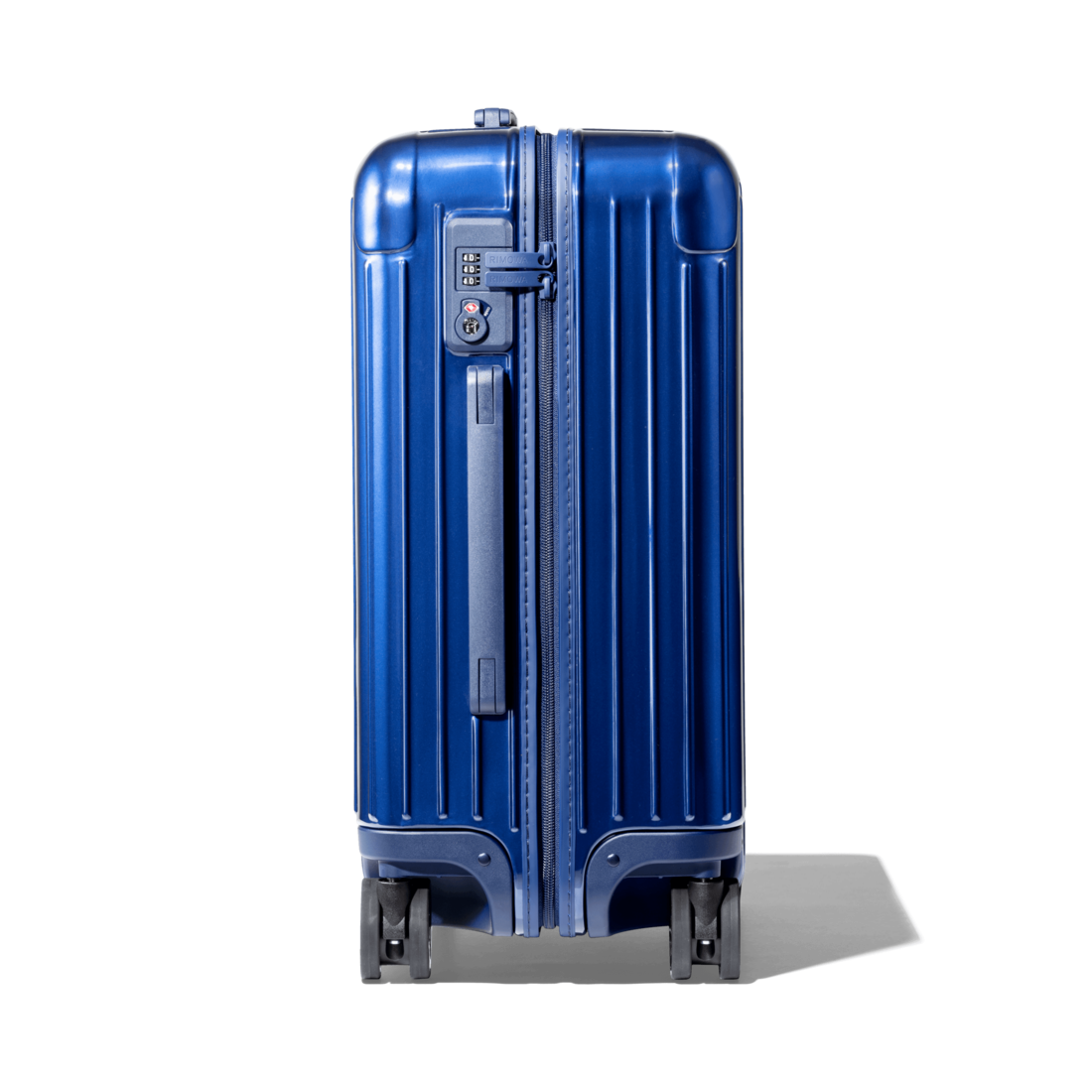 Essential Cabin Plus Large CarryOn Suitcase Blue Gloss RIMOWA