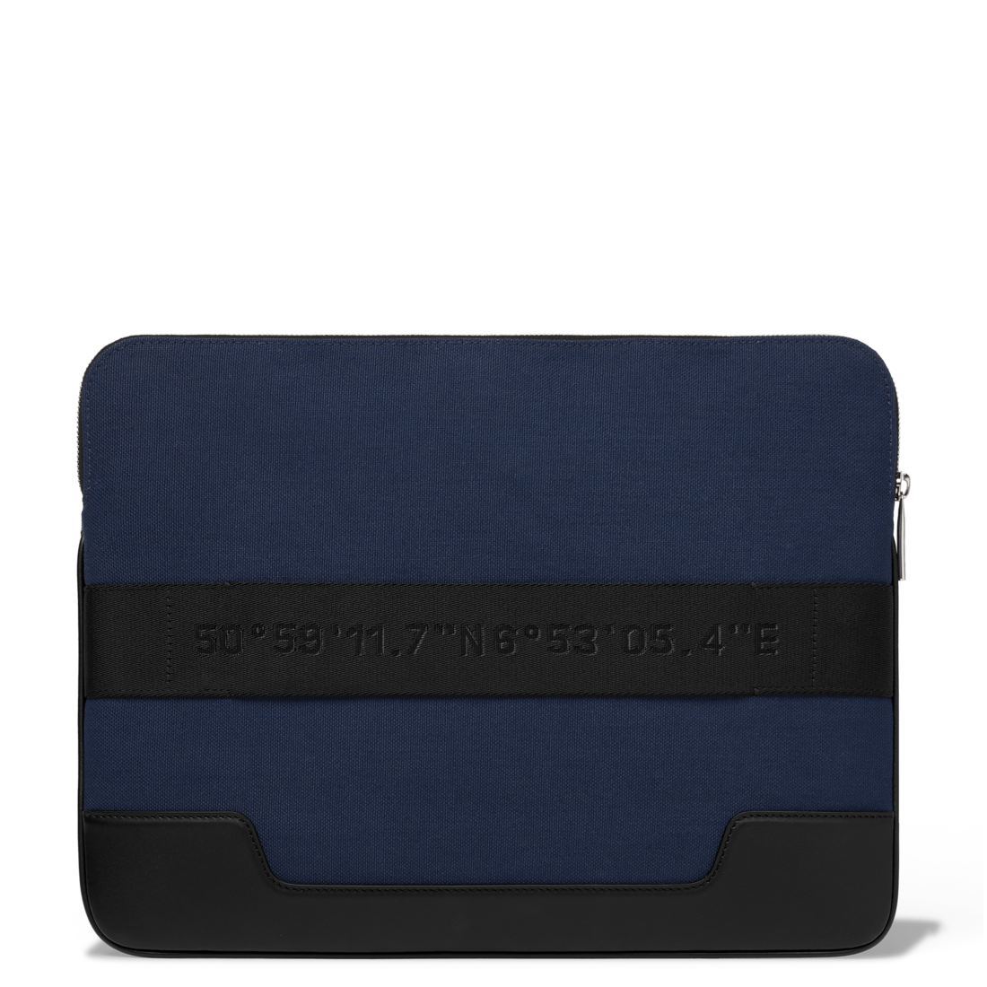 Shop Rimowa Canvas Flat Pouch In Navy Blue In Marineblau