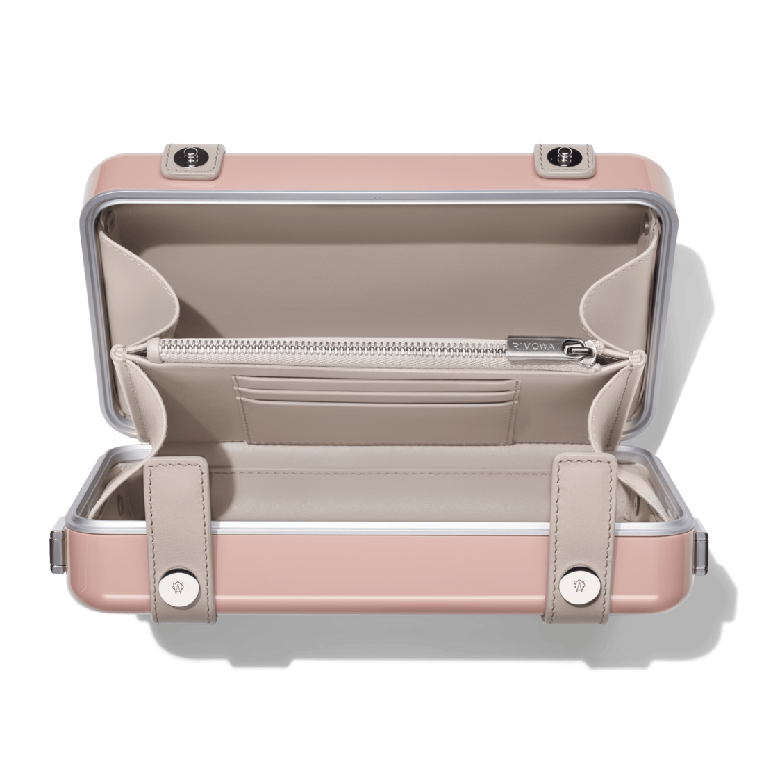 パーソナル クロスボディ クラッチバッグ デザート ローズ ピンク Rimowa パーソナル クロスボディ クラッチバッグ デザート ローズ ピンク Rimowa
