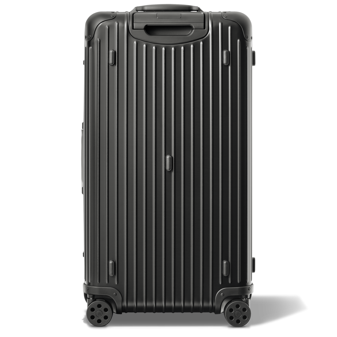 Original Trunk Plus Large Aluminum Suitcase Black RIMOWA