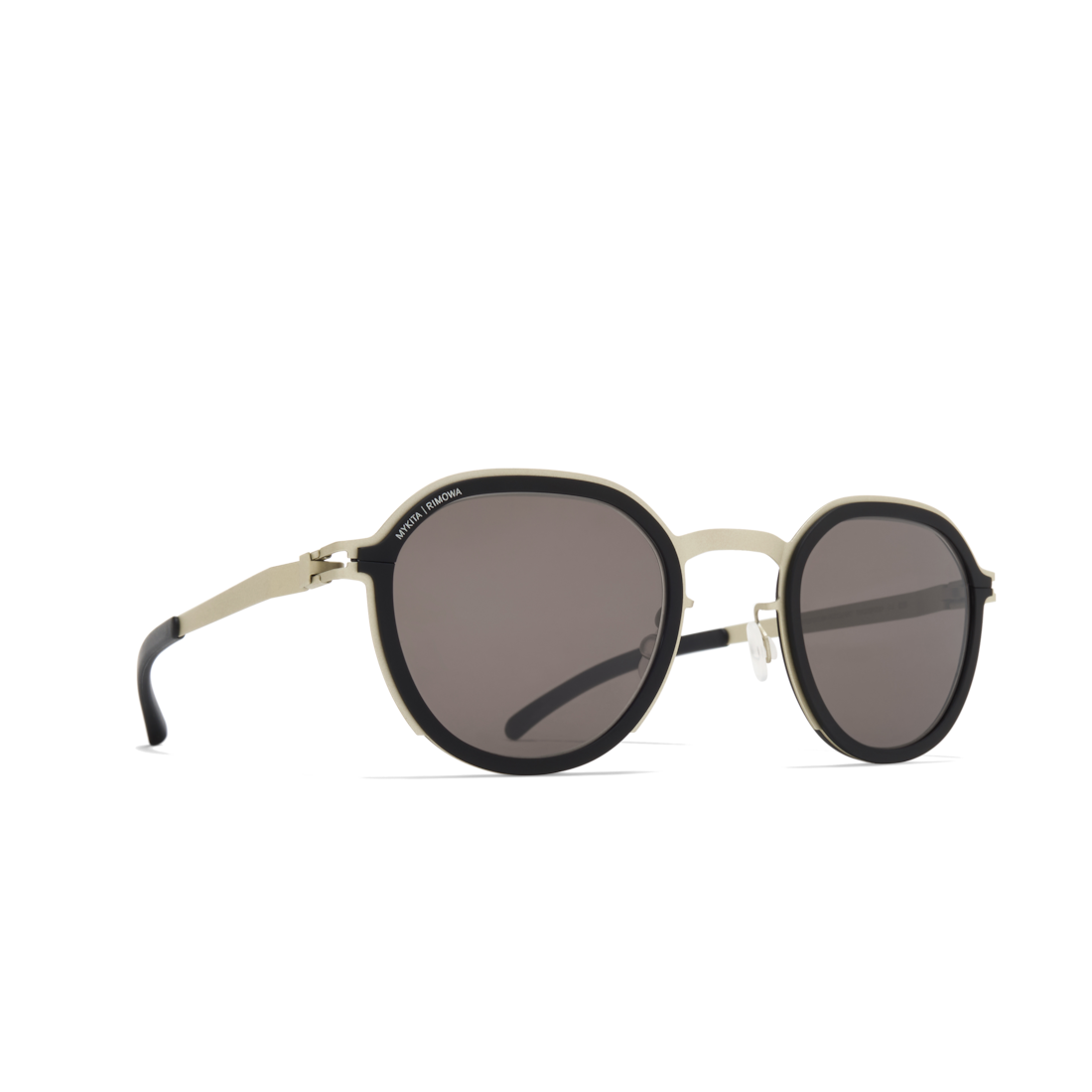 RIMOWA × MYKITA - Panto Sunglasses - Titanium & Black | RIMOWA