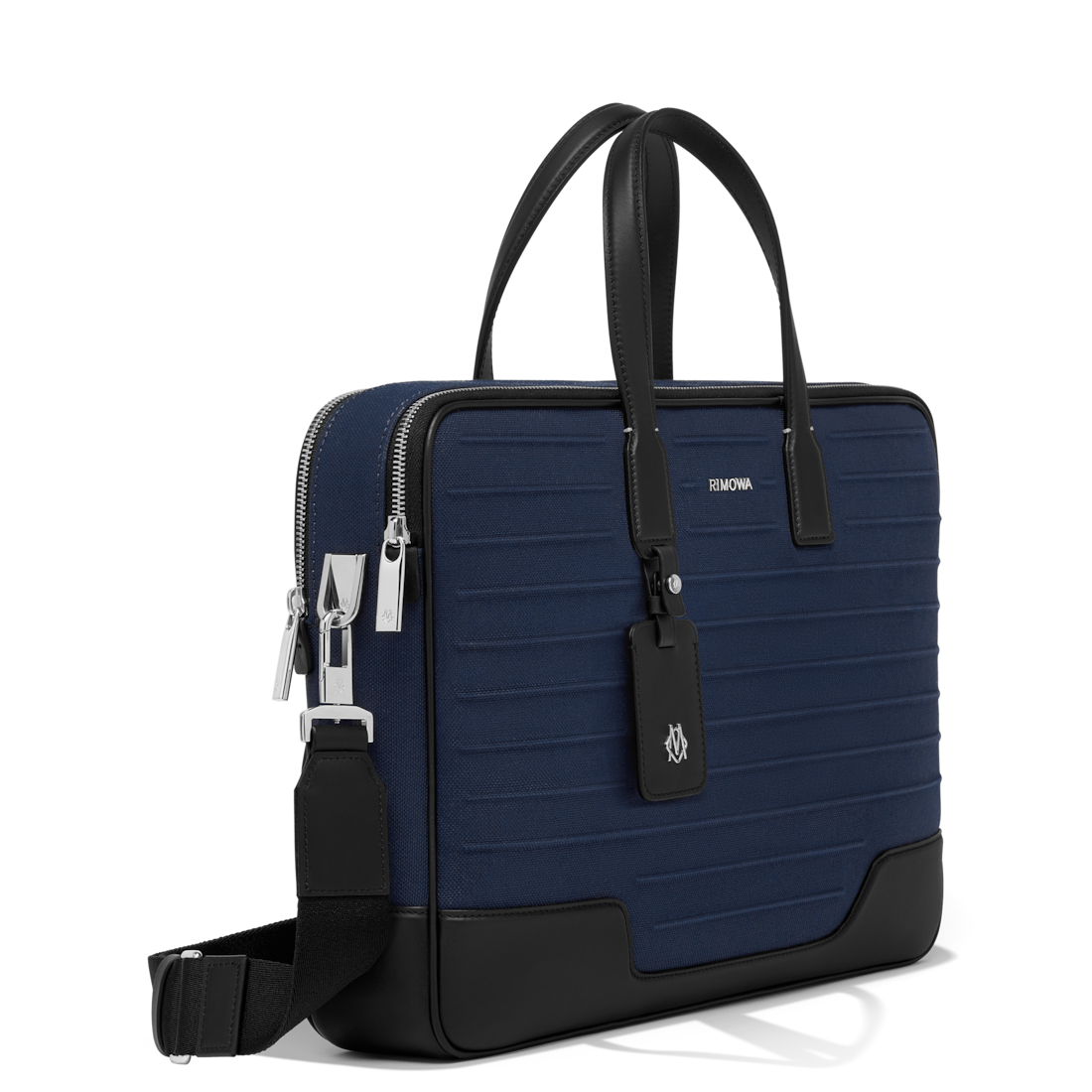 Rimowa Canvas Briefcase In Navy Blue In Marineblau | ModeSens