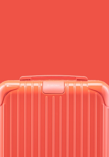 rimowa orange luggage