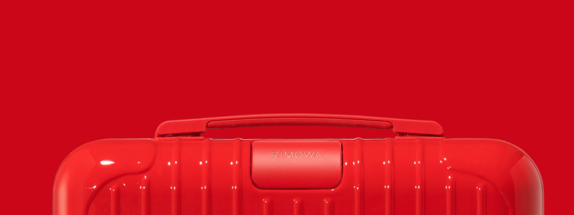 Red suitcases & accessories