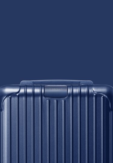 Blue suitcases & accessories