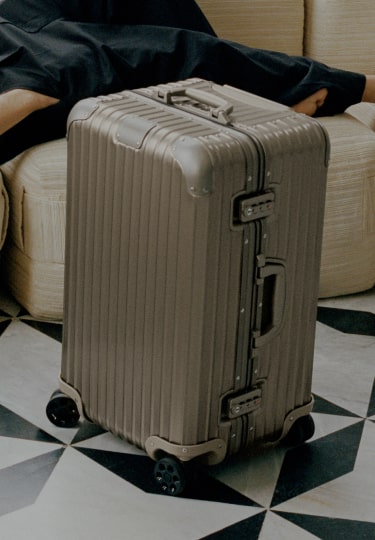 large rimowa suitcase